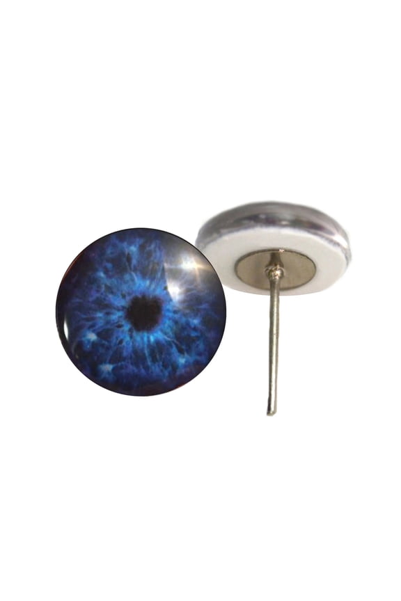 Winter Zombie Human Glass Eyes on Wire Pin Posts