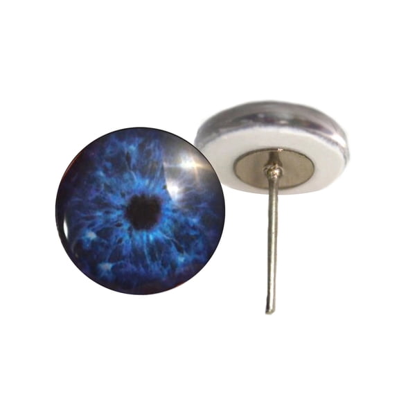 Winter Zombie Human Glass Eyes on Wire Pin Posts