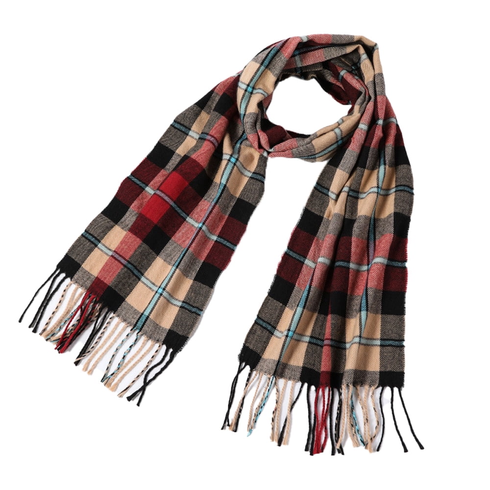 Winter baby checkered neck scarf for children - Walmart.com