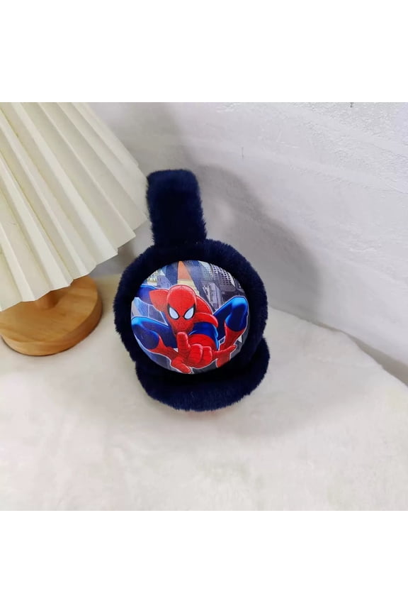 Winter cartoon plush earmuffs for students, children, cute ear protection, cold insulation, and warmth