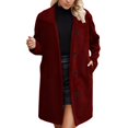 thumbnail image 1 of Winter clothing for women Plus Size Coat For Autumn Winter Warm Long Sleeve Outerwear With Button Closure And Pockets Full Length Comfortable Jacket, 1 of 6