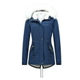 thumbnail image 1 of Winter clothing for women Plus Size Coat Long Heavyweight Lined Warm Winter Jacket With Hood Outerwear, 1 of 3