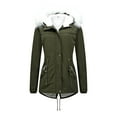 thumbnail image 1 of Winter clothing for women Plus Size Coat Long Heavyweight Lined Warm Winter Jacket With Hood Outerwear, 1 of 4