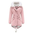 thumbnail image 1 of Winter clothing for women Plus Size Coat Long Heavyweight Lined Warm Winter Jacket With Hood Outerwear, 1 of 8