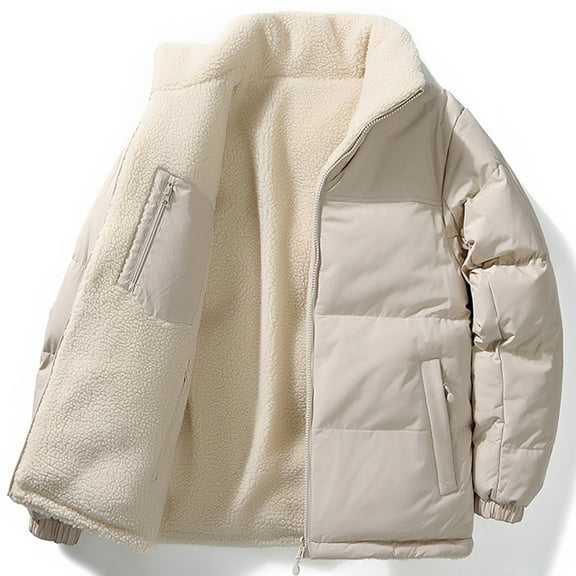 Winter clothing for women Plus Size Coat Reversible Lined Winter Jacket For Men Women Warm Outdoor Casual Fashion Coat With Pockets