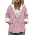 thumbnail image 1 of Winter clothing for women Plus Size Winter Coat For Heavyweight Hooded Outwear Warm Lined Jacket Long Casual Windproof Cold Weather Fashion Trench, 1 of 4
