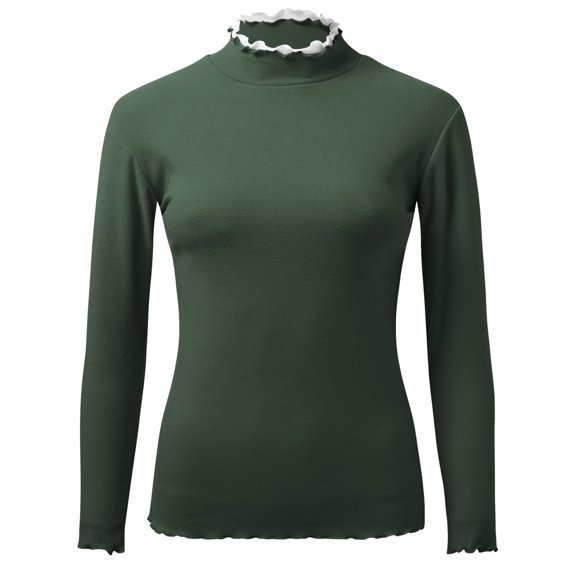 Winter clothing for women Winter Tops For Women Crew Neck Lined Thermal Thermal Underwear Slim Tops Long Sleeve Thermal Shirts Color Block Tops