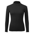 thumbnail image 1 of Winter clothing for women Winter Tops For Women Crew Neck Lined Thermal Thermal Underwear Slim Tops Long Sleeve Thermal Shirts, 1 of 5