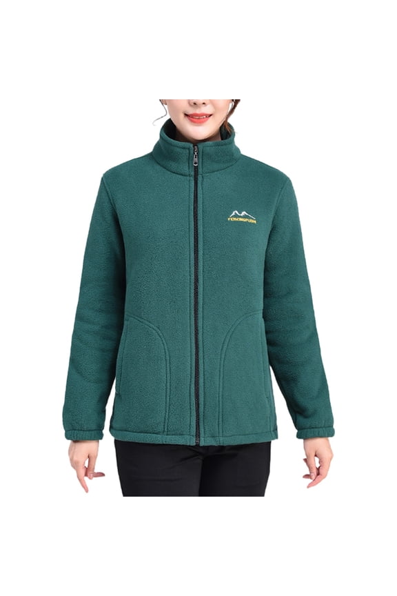 Winter clothing for women Plus Size Coat For Warm Lined Jacket Loose Fit Outerwear Cozy Soft Pullover For Cold Weather Comfortable Casual Wear With Pockets For Moms And Seniors