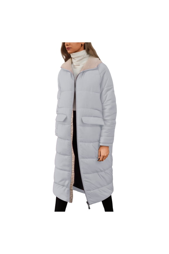 Winter clothing for women Plus Size Winter Coat Women Fashion Hooded Long Sleeve Mid Length Slim Fit Padded Jacket Warm Lined Casual Outwear For Daily Wear Holiday