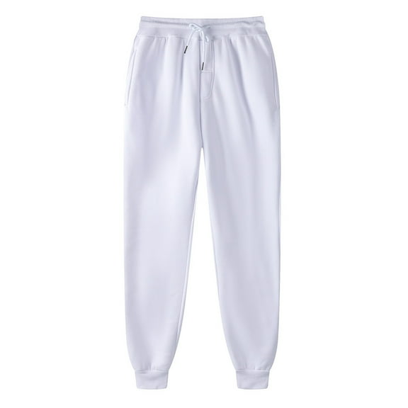 Winter coats for men ,Men's Pants Pants Sweatpants Hip-hop Pants Legging Padded Pants White XL(XL)