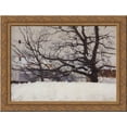 thumbnail image 1 of Winter in Moscow 24x18 Gold Ornate Wood Framed Canvas Art by Vasily Surikov, 1 of 2