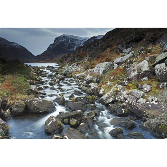 Winter in The Gap of Dunloe Near Killarney - County Kerry Ireland Poster Print - 36 x 24 in. - Large