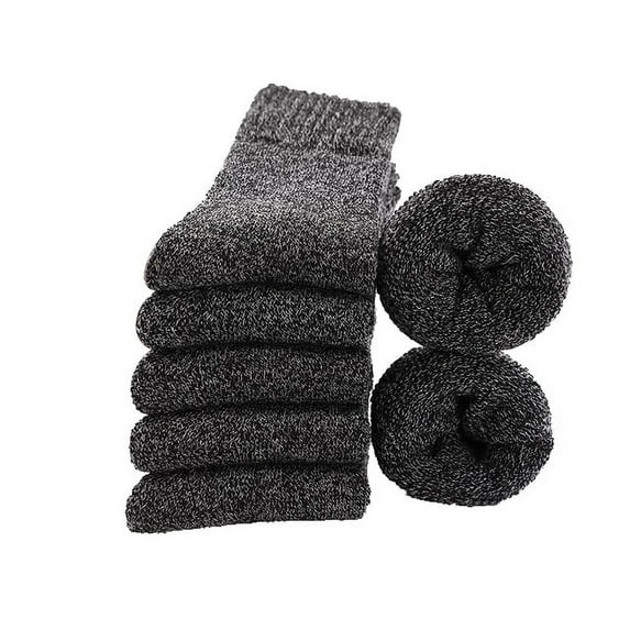 Winter men's cotton socks super thick warm high quality Harajuku vintage snow casual anti-freeze socks.