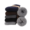 thumbnail image 1 of Winter men's cotton socks super thick warm high quality Harajuku vintage snow casual anti-freeze socks., 1 of 12