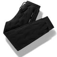 thumbnail image 1 of Zefortex Winter Men's Thick and Warm Windproof Casual Pants - Black XL, 1 of 9