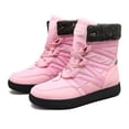 thumbnail image 1 of Winter warm snow boots with plush lining lightweight high boots outdoor waterproof non-slip hiking shoes, 1 of 7