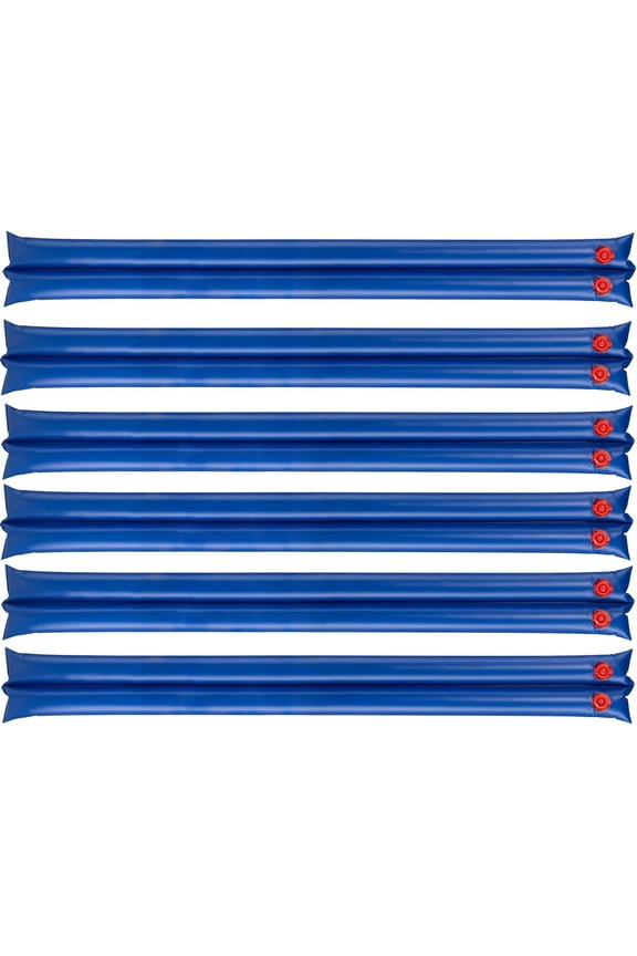 Water Tubes for Winter Pool Cover, Double Chamber Bags for Inground Pool, 8 ft. (6 Pack)
