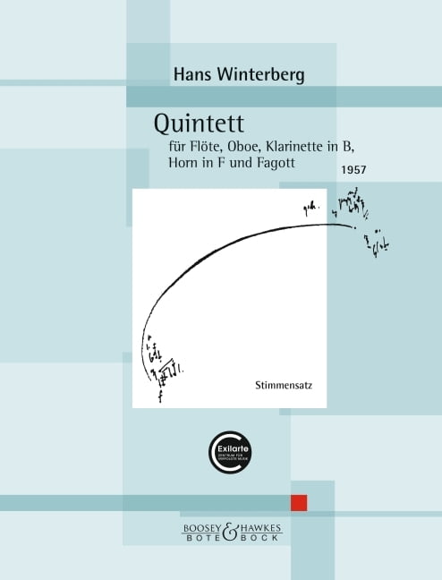 Winterberg: Quinett for Flute, Oboe, Clarinet, Horn in F, and Bassoon Set of Parts, (Paperback)