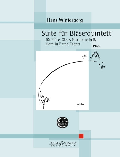 Winterberg: Suite for Blaserquintett for Flute, Oboe, Clarinet, Horn in F, Bassoon Score, (Paperback)