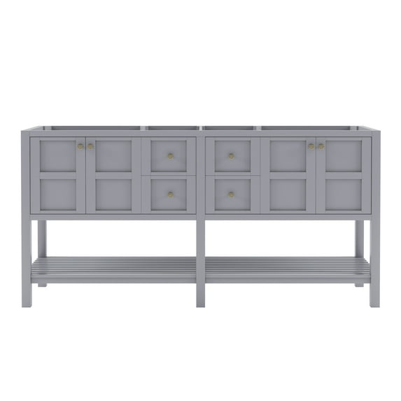 Winterfell 72" Double Cabinet in Gray