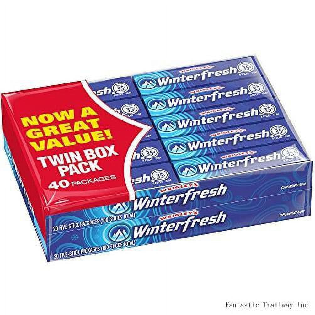 Winterfresh Gum, 5 Count, Pack Of 40