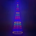 thumbnail image 1 of Wintergreen Lighting 12ft Multicolor Outdoor Christmas Light Show Cone Tree, 14-Function LED Outdoor Christmas Decoration, 1 of 6