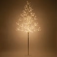thumbnail image 1 of Wintergreen Lighting 6ft Lighted Tree Decoration with Gold Branches, 750 Warm White Fairy Lights, Fairy Light Tree, 1 of 8