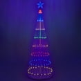 Wintergreen Lighting 6ft Animated LED Christmas Tree, Indoor/Outdoor Yard Decor with 14Function