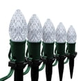 thumbnail image 1 of Wintergreen Lighting C7 Cool White OptiCore Faceted LED Pathway Light Kit, 25 Lights, 12" Spacing, Green Wire, 25 ft, 1 of 8