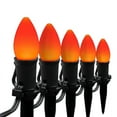 thumbnail image 1 of Wintergreen Lighting C7 Orange OptiCore Smooth LED Pathway Light Kit, 25 Lights, 12" Spacing, Black Wire, 25 ft, 1 of 8