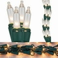 thumbnail image 1 of Wintergreen Lighting Clear Cluster String Lights Garland, 9ft, 300 Lights, Green Wire Christmas Patio Porch Railing Banister Wedding Party Lights, 1 of 6