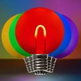 thumbnail image 1 of Wintergreen Lighting G50 Shatterproof FlexFilament LED Multicolor Patio Light Bulbs, 5-Pack, E17 Base, 1 of 4