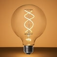 thumbnail image 1 of Wintergreen Lighting G95 FlexFilament LED Edison Bulb, 5W Vintage LED Globe Light Bulb, Clear Finish, 1 of 6