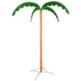 thumbnail image 1 of Wintergreen Lighting Holographic Lighted Palm Tree, LED, Artificial Tree, Rope Light, 7ft, Indoor/Covered Outdoor Use, 1 of 5