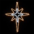 thumbnail image 1 of Wintergreen Lighting LED Star Lights Christmas Outdoor Christmas LED Star Christmas Outdoor Decorations LED Rope Light (28", Bethlehem Star with Cross Center, Warm White/Cool White LED), 1 of 1
