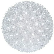 Wintergreen Lighting LED Starlight Sphere, LED Light Ball Sphere Light, Christmas Light Ball, Christmas Decoration (120 Lights, 7.5", Cool White)