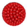 thumbnail image 1 of Wintergreen Lighting LED Starlight Sphere, LED Light Ball Sphere Light, Christmas Light Ball, Christmas Decoration (180 Lights, 10", Red), 1 of 5