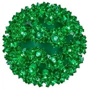 Wintergreen Lighting LED Starlight Sphere, LED Light Ball Sphere Light, Christmas Light Ball, Christmas Decoration 70 Lights, 6, Green