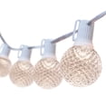 thumbnail image 1 of Wintergreen Lighting OptiCore Shatterproof Warm White Outdoor Patio Lights, Heavy Duty G50 Globe String Lights, White Wire, 25 Lights, 25’, 1 of 1