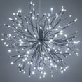 thumbnail image 1 of Wintergreen Lighting Starburst Lighted Branches, 24", Silver with 200 Cool White LED Twinkle Lights, Fully Shapeable, Plug-In, 1 of 8