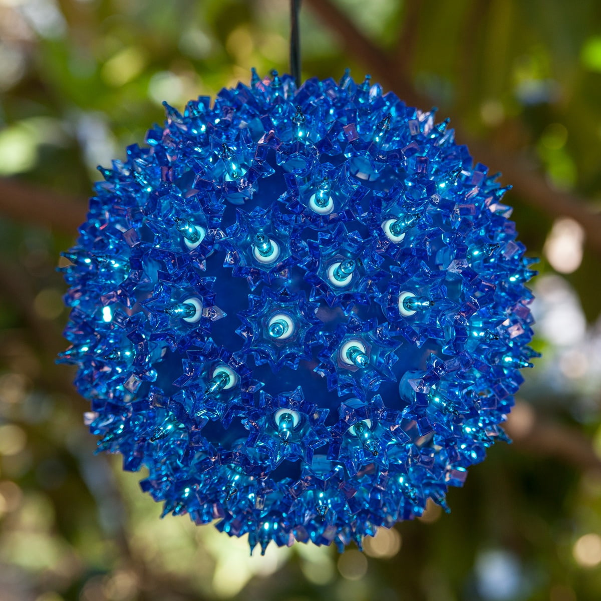 Wintergreen Lighting Outdoor Decor, Starlight Sphere, Light Ball ...