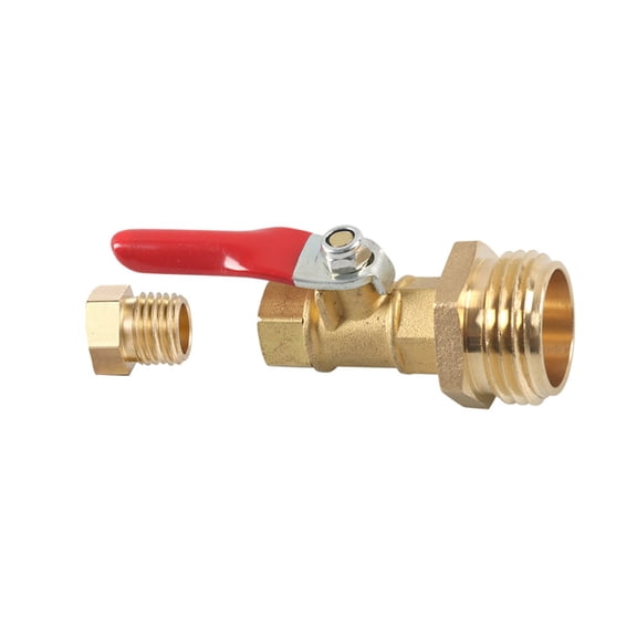 Winterize Blowout Adapter,1/4 Inch Male Quick Connecting Plug and 3/4 Inch GHT Hose Thread For Blow Out Water