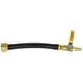 thumbnail image 1 of Winterize Sprinkler Systems and Outdoor Faucets: Air Compressor Quick-Connect Plug To Female Garden Hose Faucet Blow Out Adapter with Shut Valve (Lead-Free Brass), 10.5" Long 10.5 Inches Long, 1 of 8