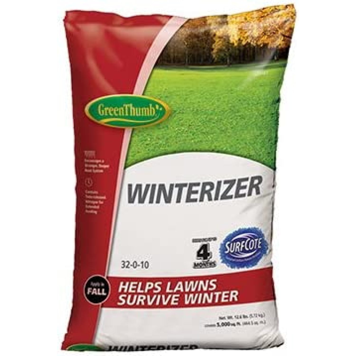 Winterizer Lawn Fertilizer, 32010 Formula, 5,000Sq. Ft. Coverage