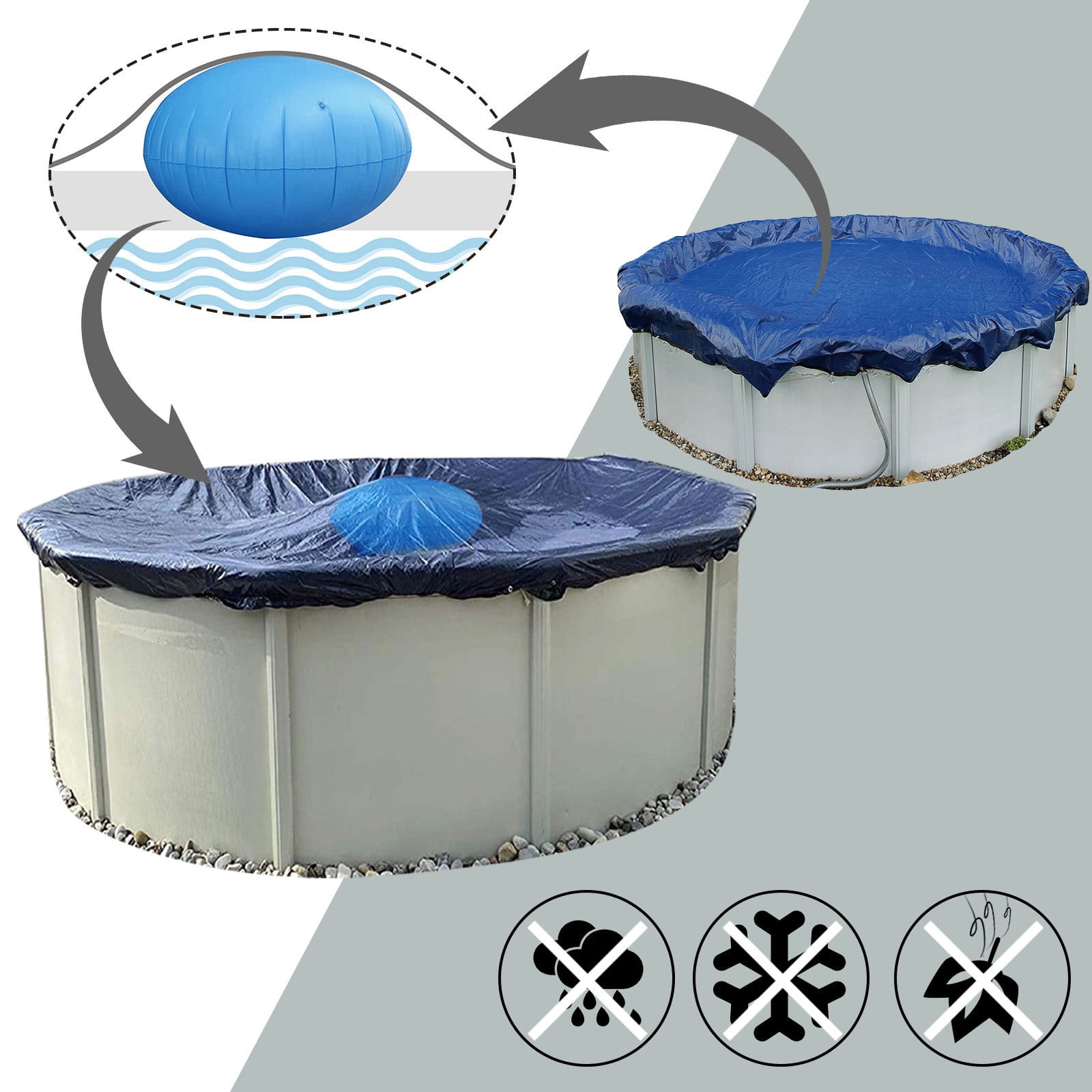 Winterizing Closing Air Pillow Cushion For AboveGround Swimming Pool