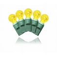 thumbnail image 1 of Winterland S-70G12YE-4G G12 Faceted Yellow LED Light Set With In-Line Rectifer On Green Wire, 1 of 1