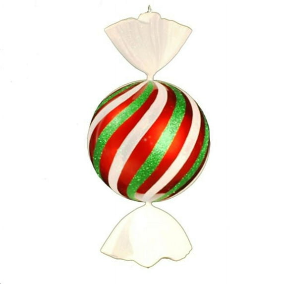 Winterland WL-CDY-40-RGW Red, White And Green Peppermint Candy, 3.5 ft.