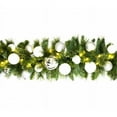 thumbnail image 1 of Winterland WL-GARSQ-09-ICE-LWW Led Sequoia Garland Decorated With The Ice Ornament Collection, 1 of 1