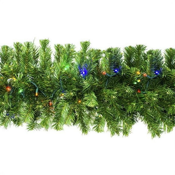 Winterland WL-GARSQ-09-L5M 9 ft. Pre-Lit LED Multi Sequoia Garland